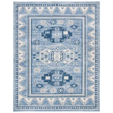 SAFAVIEH Kazak Collection KZK118B Blue / Grey Rug