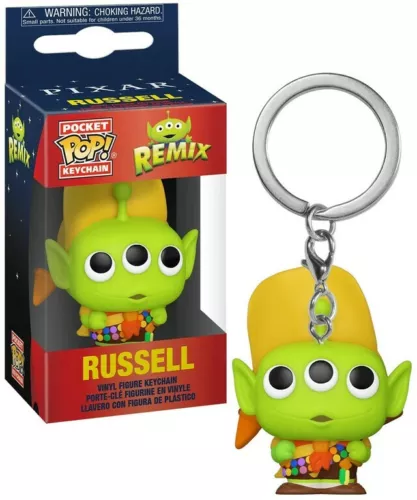 FUNKO POP! - Disney/Pixar: Alien Remix - Russell Keychain, *NEW*