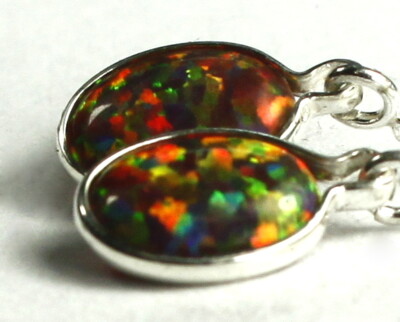 Created Black Opal, Sterling Threader, SE005