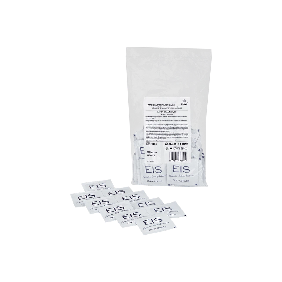 EIS Markenkondome XXL (50 Stk. / Nature) - verschiedene Größen, mit Reservoir - Bild 3 von 3