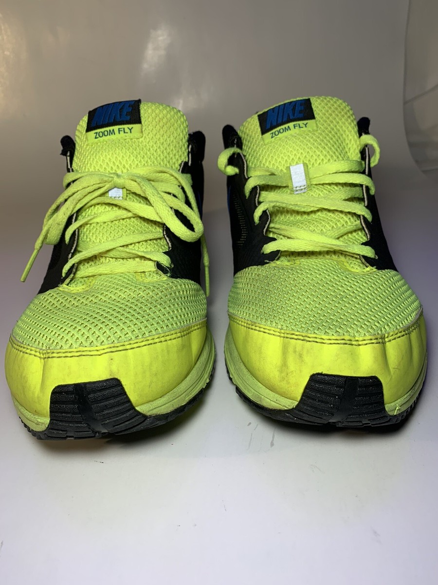 Men\'s Nike Zoom Fly 630915-704 Black Green Athleti Nike Mens Zoom Fly 630915-704 Green Black Running Shoes  main image 3