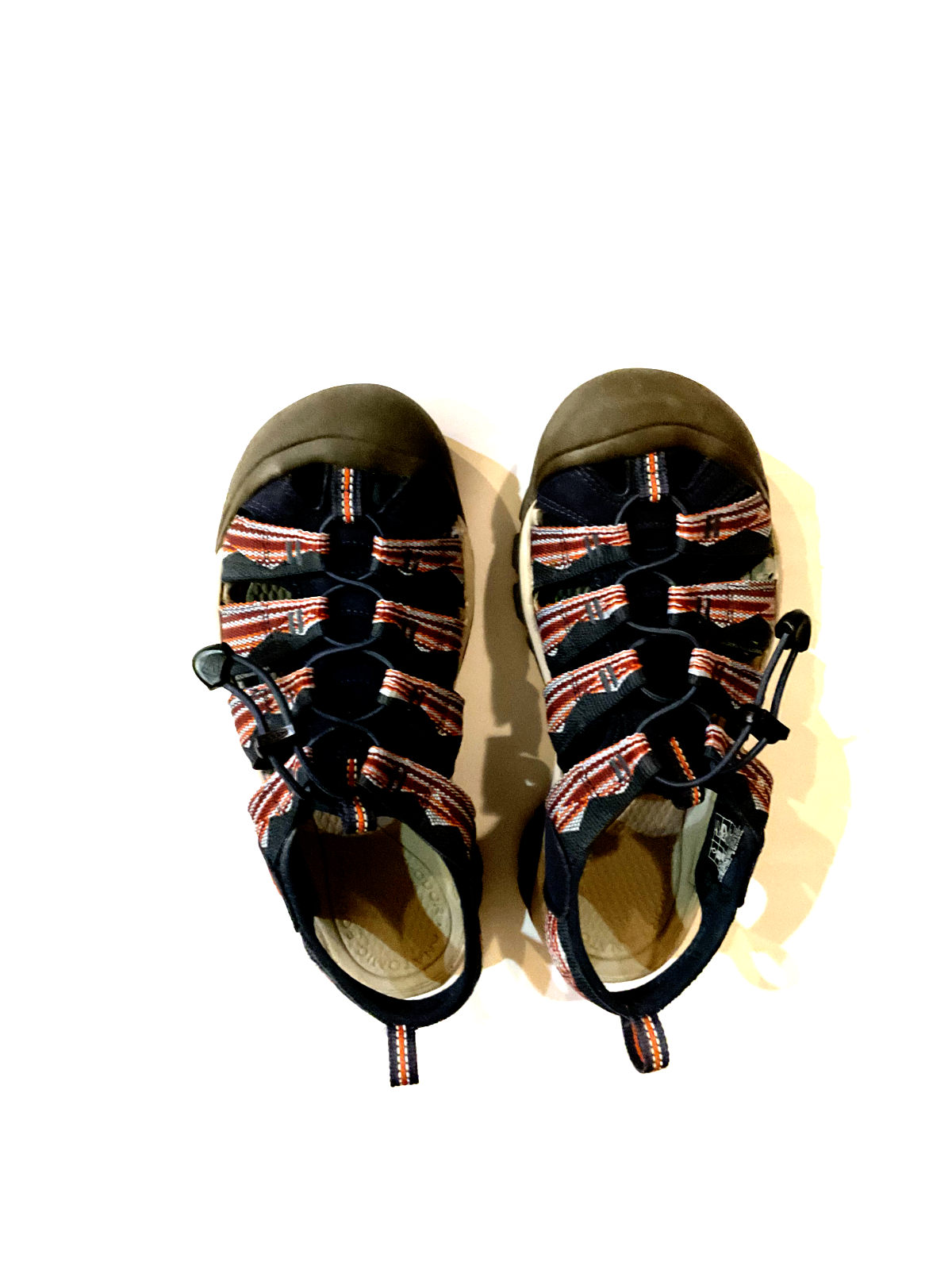 Sandali da trekking Keen donna Newport H2 blu con strisce rosse taglia 9 #1023416