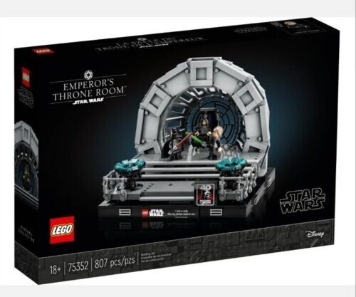 75352 EMPEROR'S THRONE ROOM star wars lego NEW legos set rotj Luke