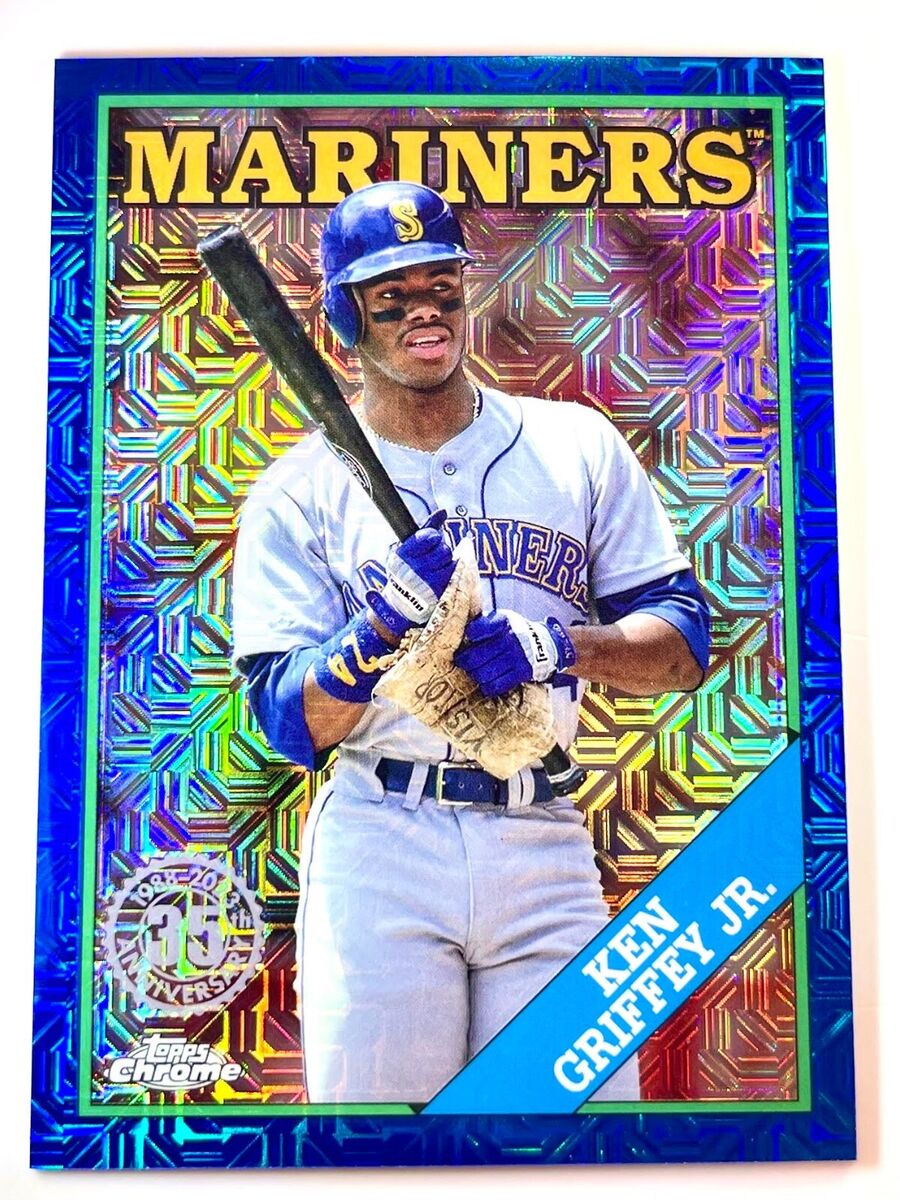 2023 Topps Series 1 KEN GRIFFEY JR. /150 Silver Pack BLUE MOJO 🔥 1988  Chrome SP