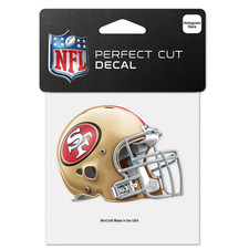 SAN FRANCISCO 49ERS PERFECT CUT 4"X4" DIE CUT DECAL NEW OFFICIALLY LICENSED