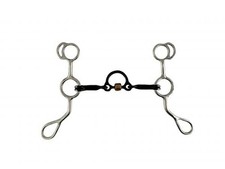 Showman Stainless Steel Sweet Iron Training Bit w/ 5" 3-Piece Mouth
