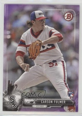 2017 Bowman Purple 63/250 Carson Fulmer #22 Rookie RC e5r