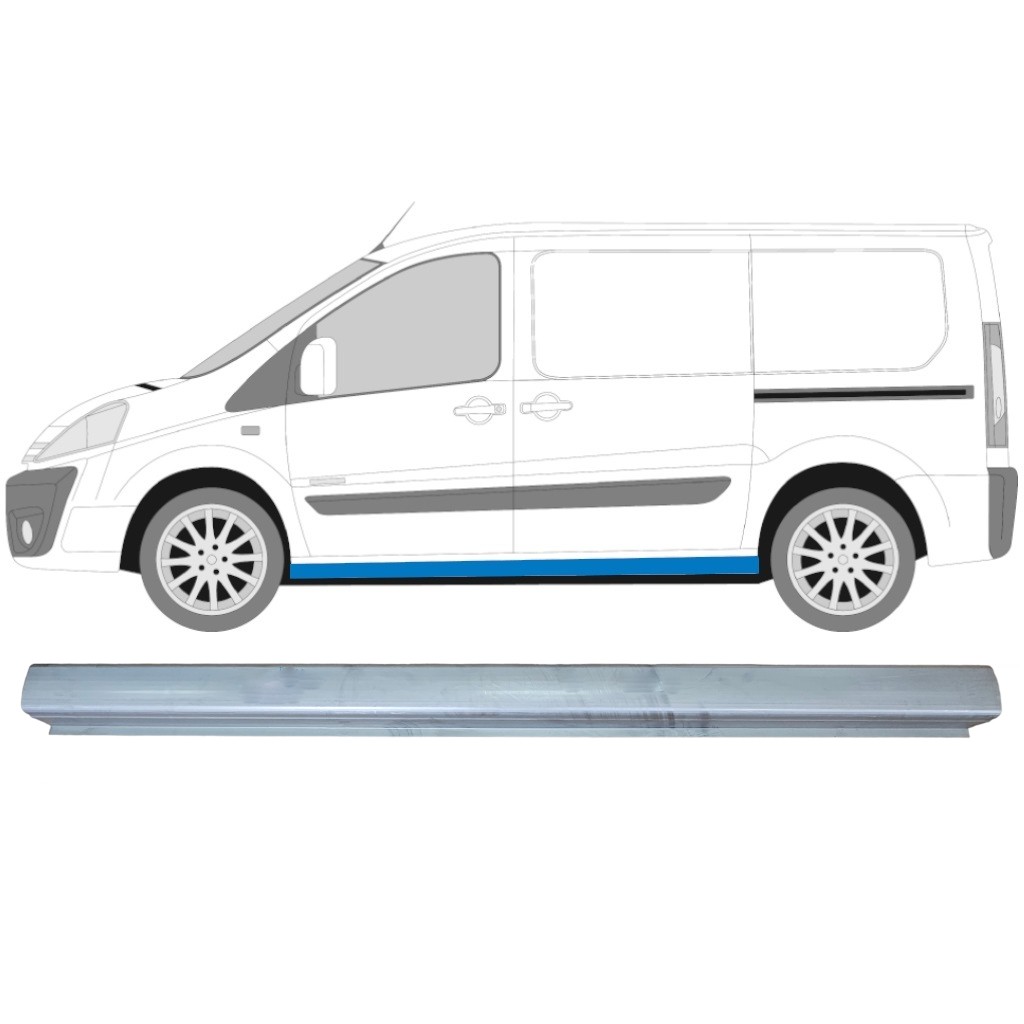 Sill repair panel for Peugeot Expert 2007-2016 / Left