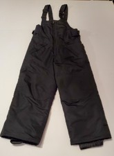 Cherokee Snow Bibs Pants Ski Youth Boy's Size XS 4/5 Black Bib Overalls