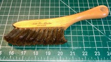 Antique Alwin De-Linter Wire Brush Made in Milwaukee Wooden Handle 5  Brush