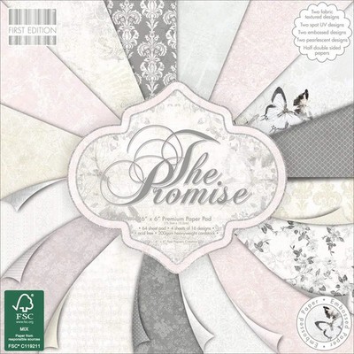 First Edition Paper Pad Scrapbooking 6x6 The Promise Scrap MPN FEPAD092