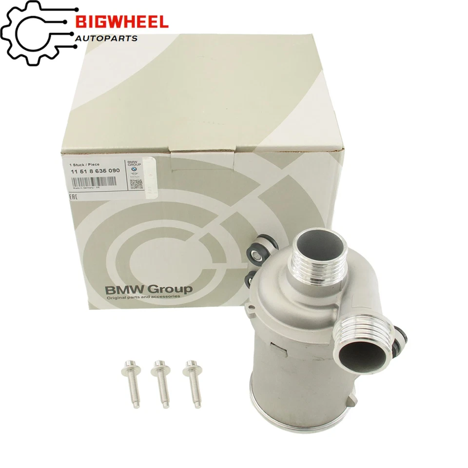 Genuine OEM 11518635090 BMW 335i 535i 640i 740i X3 X4 X5 X6 Electric Water Pump Foto 2 de 4