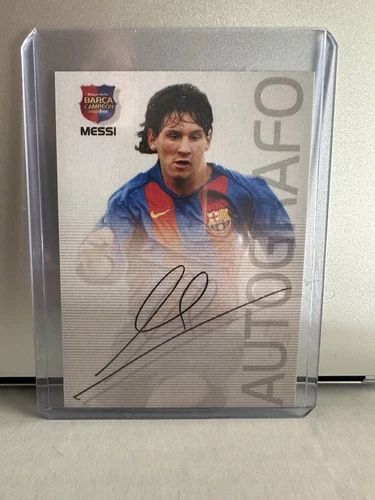 Lionel Messi Rookie 2004 Panini Megacracks Barca Campeon #89. Fan Art. Novelty.