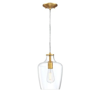 Used Forte Lighting 2779-01-12 Milo - 1 Light Pendant In Classic Style-11.75
