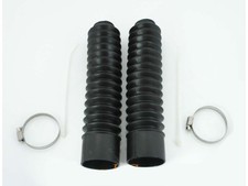 Telegabel Faltenbalg Schwarz 250mm 34-38mm 52-56mm f&uuml;r Honda, MT Mokick, KKR