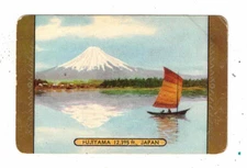 Vintage Swap Card - 1950's - Original Coles - Fujiyama 12,395 ft., Japan