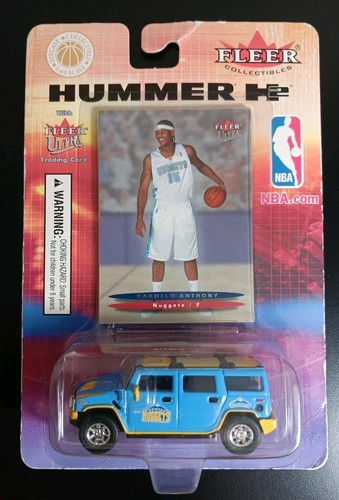 2003-04 Fleer Collectibles Carmelo Anthony NBA Rookie Card H2 Hummer Die-Cast
