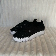 Ilse Jacobsen Tulip 139 Slip-On Sneakers Black White – Size 36