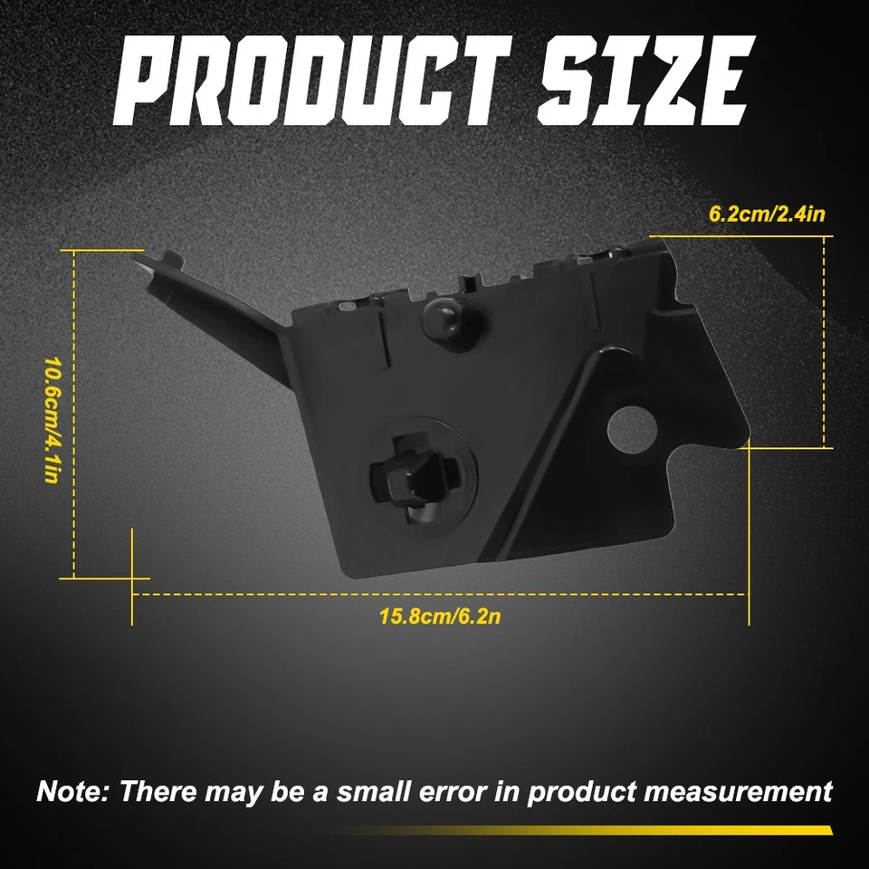Soporte de soporte de cubierta de parachoques delantero izquierdo y derecho para Ford Taurus 2010-2019 2-20X Foto 2 de 4