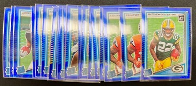2025 Optic Football Blue Hyper Prizm (Complete Your Set / Pick Your Card) RC