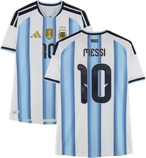 Lionel Messi Argentina Team Autographed Adidas 2026 World Cup Authentic Jersey
