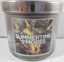 Bath and Body Works 4 oz SMALL One Wick Candle Summertime S'Mores