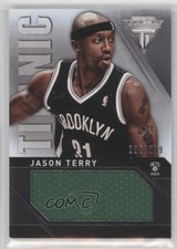 2013-14 Panini Titanium Titanic Threads Jumbo 259/299 Jason Terry #70 0af