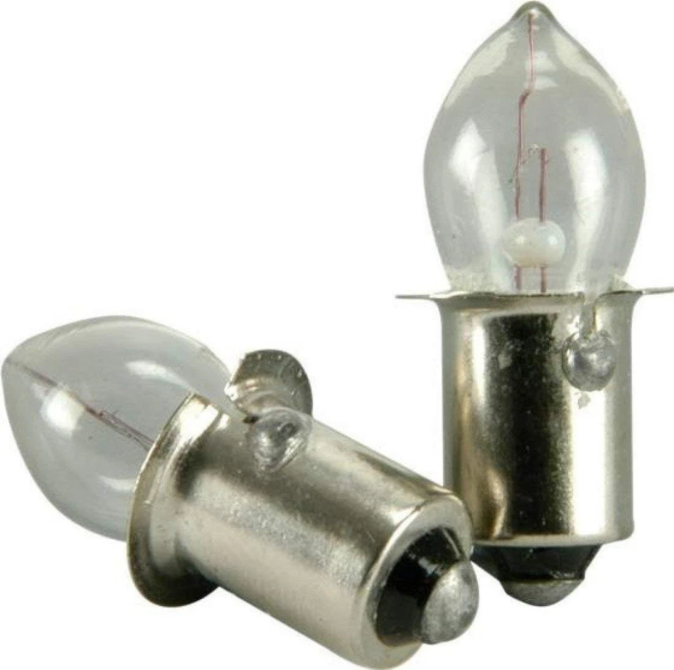 2 x 4,8 V Krypton Prefocus Taschenlampe Glühbirne P13,5s Stecklampe für 4 Zellen Taschenlampe