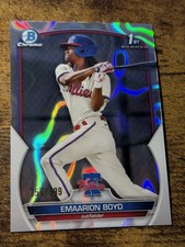 EMAARION BOYD 2023 Bowman #BCP-128 1st Lava Refractor /399