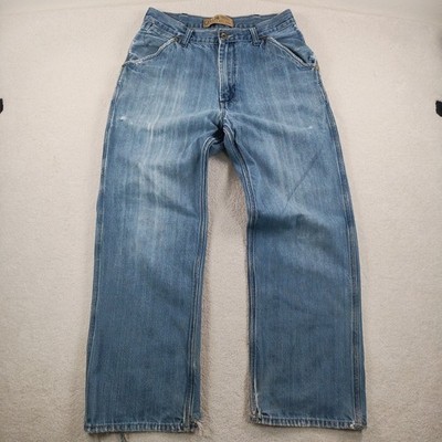 Vtg y2k Old Navy Denim Painter Pants Size 30x29 Relaxed Faded Skater Workwear