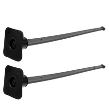 2 Pcs Boat Flag Pole Mount Yacht Flagpole Base Holder for Marine