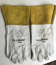 Tillman 30M Cowhide Welding Gloves Slightly Used Condition Need new owner