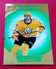 2022-23 FILIP FORSBERG 11/25 Green Base Parallel Predators #47 UD Credentials