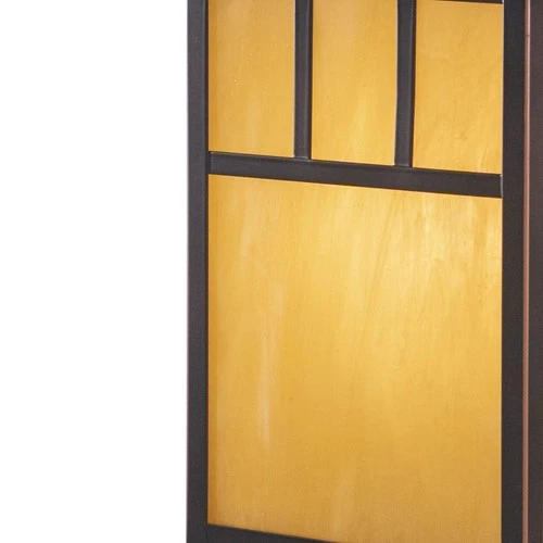 Mission 1-Light Outdoor Post in Mission and Rectangular Style 15 Inches Tall and - Picture 3 of 4