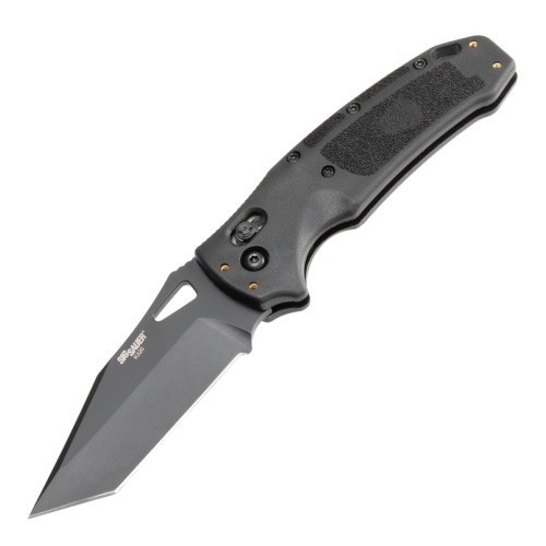 Sig Nitron Able Lock K320 Tanto-Black 3.5" Nitron Folding Pocket Knife - 36360