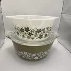 Vintage Pyrex 475 B And 474 B Bowls With Lid For 475 B