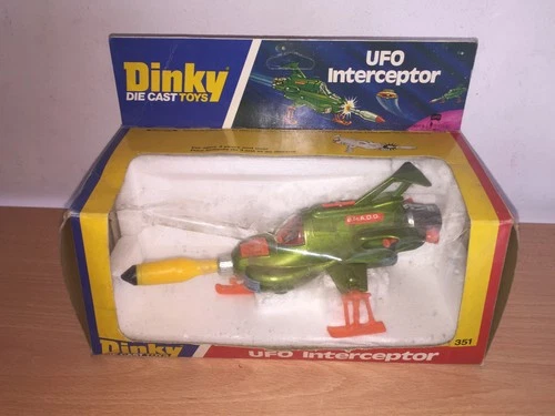 Dinky Toys 351 Shado UFO INTERCEPTOR Anderson MIB, 1978 Vintage