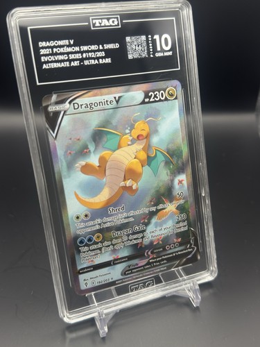 Dragonite V graded TAG 10 for sale on eBay