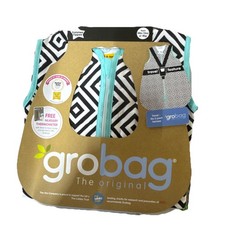 Tommee Tippee Grobag Jet Diamonds Baby Sleeping Bag Cotton 1.0 Tog 0-6 Months