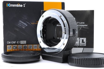 Commlite Cm-Enf-E1 Pro Electronic Mount Adapter Original Box