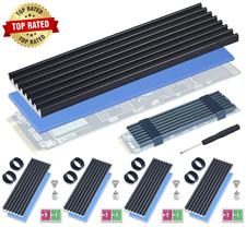5 Pack SSD Heat Sink Cooler for 2280 SSD Nvme Heatsink with Thermal Silicone Pad