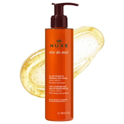 Nuxe Rve De Miel Face Cleanser And Makeup Removing Gel For Dry And Sensitive