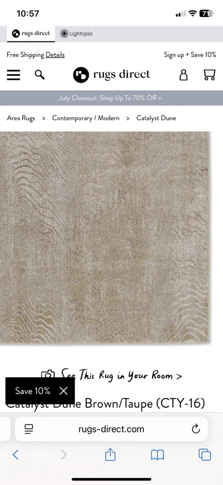 Alfombra Janipur 6’7x9’6 Precioso Patrón Antílope - ESTILO CATALIZADOR - Tostado Foto 3 de 4