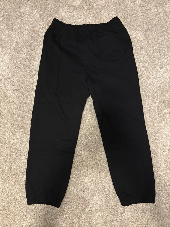 Supreme Satin Appliqué Sweatpants FW24 Black Size Medium - Image 2 of 4