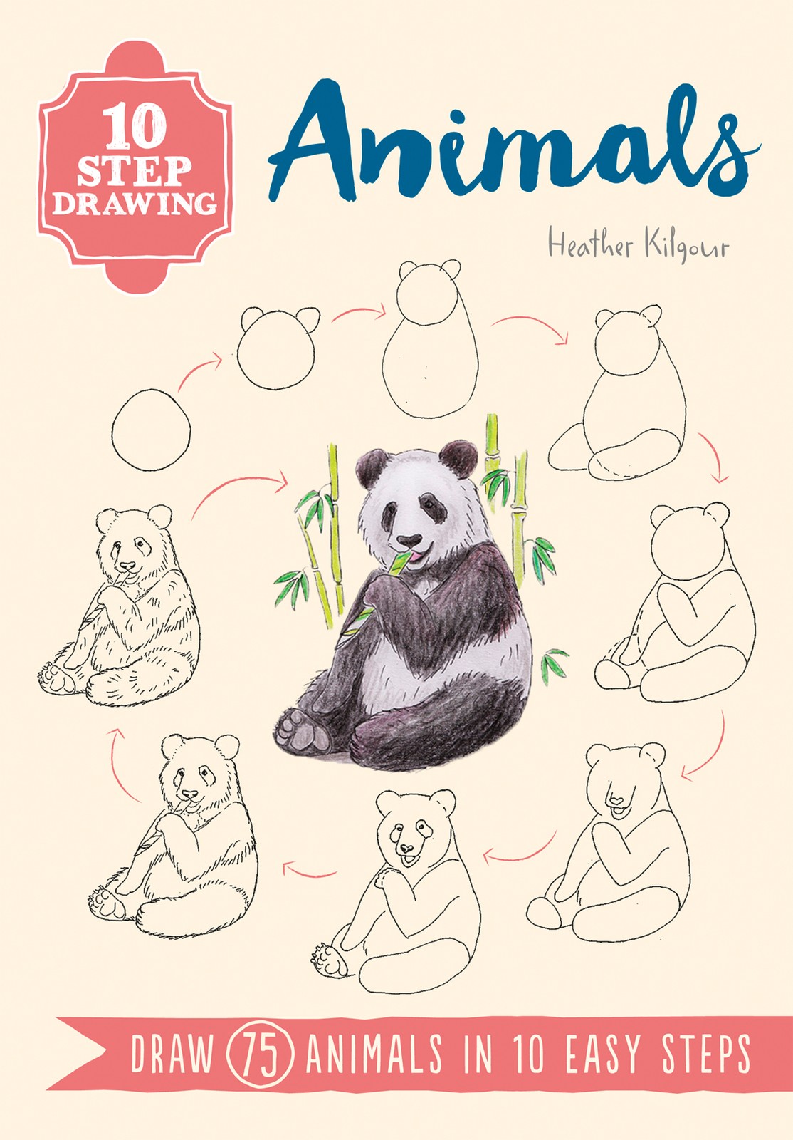 10 Step Drawing: Animals: Draw 75 animals in 10 easy steps-Heath - Image 2