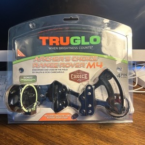TruGlo AC-4 Range Rover Sight Black 4 Pin .019 RH/LH