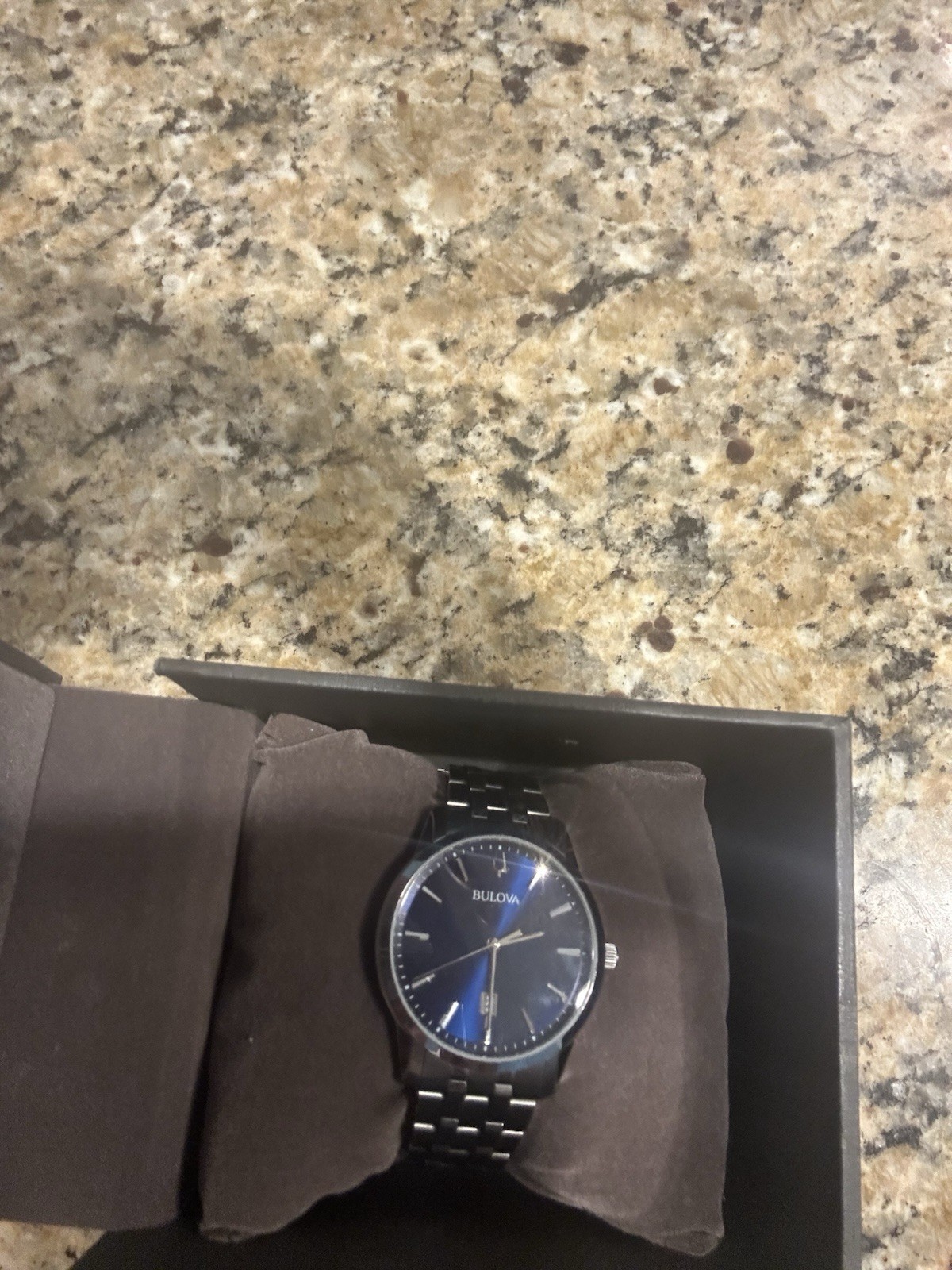 Bulova Silver-Tone Mens Watch 96B338 Classic Design