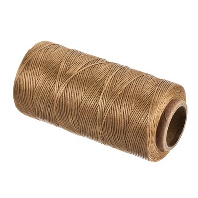 197 Yard 1mm 210D Flat Waxed Thread Polyester, Brown