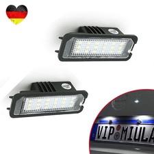 2 Stück 12V weiße LED-Kennzeichenlichter für Volkswagen New Beetle 2006-2010