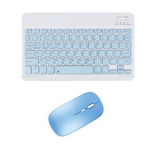 Wireless Bluetooth Keyboard and Combo, Ultra-Thin 2.4 GHz Wireless Keyboard a...